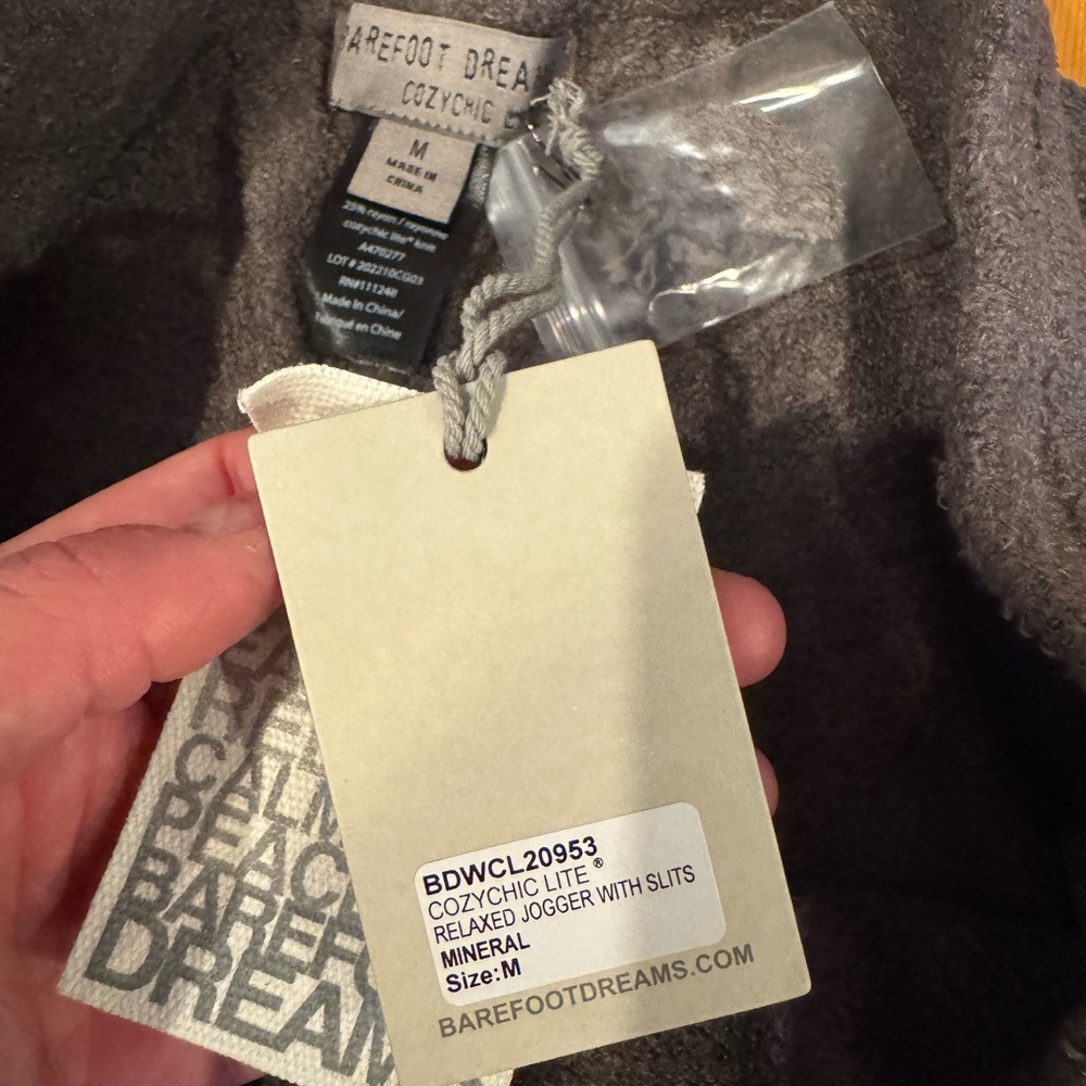 Barefoot Dreams CozyChic Lite Relaxed Jogger - Charcoal Gray